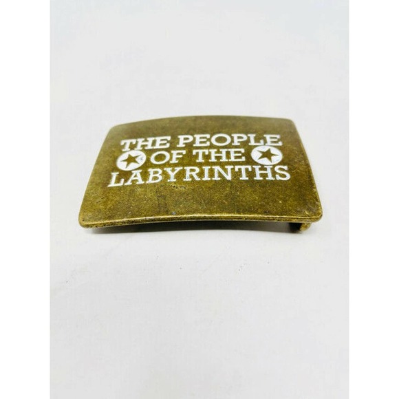 The People of the Labyrinths Brass Belt Buckle - Picture 6 of 6